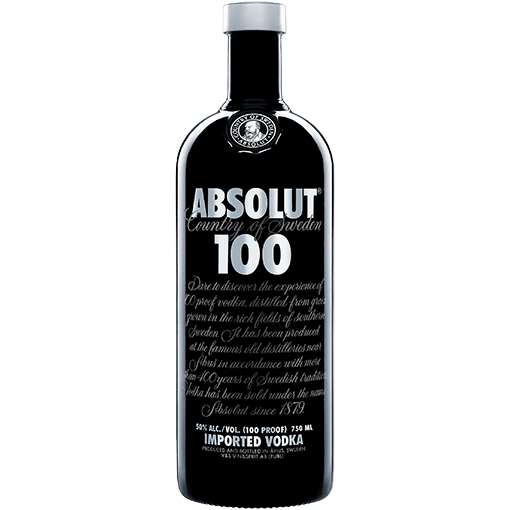 Absolut 100 Proof Black Vodka Absolut 100 Proof Black Vodka
