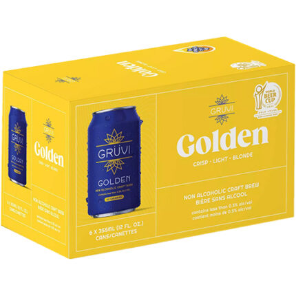 Gruvi Non-Alcoholic Golden Lager