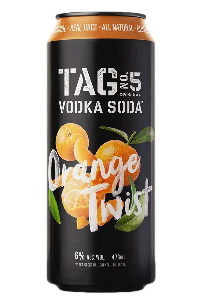 TAG Vodka Soda Orange Twist, Maverick Distillery TAG Vodka Soda Orange Twist, Maverick Distillery